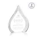 Dover Clear Tear Drop Acrylic Award