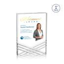 Chestham Full Color Clear Rectangle Acrylic Award