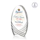 Westbury Full Color Clear Circle Acrylic Award