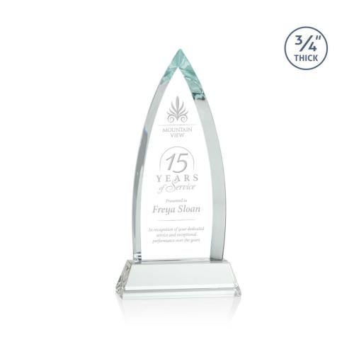 Awards and Trophies - Crystal Awards - Shildon Starfire on Newhaven Peaks Crystal Award