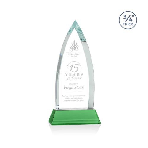 Awards and Trophies - Crystal Awards - Shildon Green on Newhaven Peaks Crystal Award