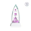 Shildon Full Color White on Newhaven Peaks Crystal Award