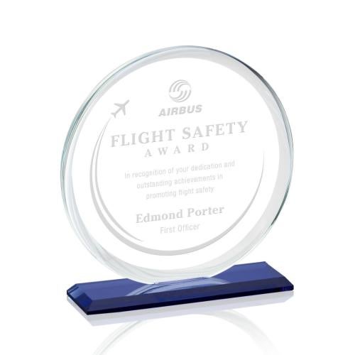 Awards and Trophies - Crystal Awards - Verdun Circle Crystal Award