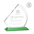 Nantucket Green Peaks Crystal Award