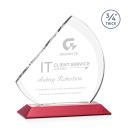 Nantucket Red Peaks Crystal Award