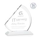 Nantucket White Peaks Crystal Award