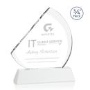 Nantucket White on Newhaven Peaks Crystal Award