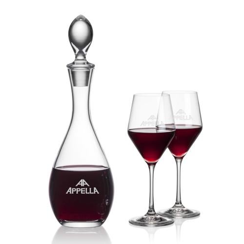 Corporate Gifts - Barware - Carafes - Malvern Decanter & Bengston Wine