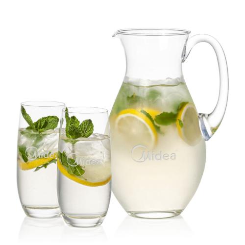 Corporate Gifts - Barware - Water Pitchers - Charleston Pitcher & Charleston Beverage