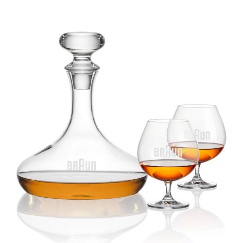 Corporate Gifts - Barware - Stratford Decanter & Coleford Cognac