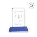 Dalton Blue on Newhaven Rectangle Crystal Award