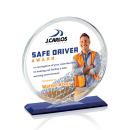 Verdun Full Color Circle Crystal Award