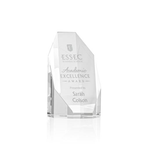 Awards and Trophies - Crystal Awards - Barrhaven Polygon Crystal Award