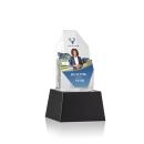 Barrhaven Full Color Black on Base Polygon Crystal Award