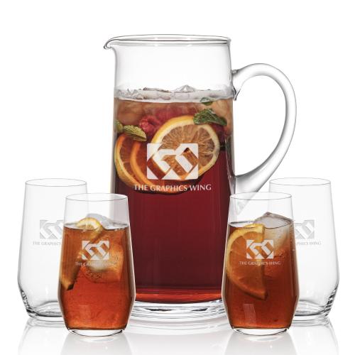 Corporate Gifts - Barware - Water Pitchers - Rexdale Pitcher & Germain Beverage Set