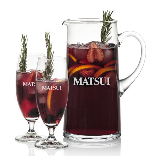 Corporate Gifts - Barware - Water Pitchers - Rexdale Pitcher & Pinehurst Cocktail Set