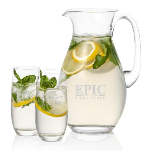 Corporate Gifts - Barware - Water Pitchers - St Tropez Pitcher & Charleston Beverage