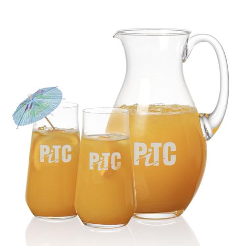 Corporate Gifts - Barware - Water Pitchers - Charleston Pitcher & Bretton Beverage