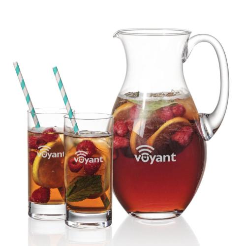 Corporate Gifts - Barware - Water Pitchers - Charleston Pitcher & Dresden Beverage