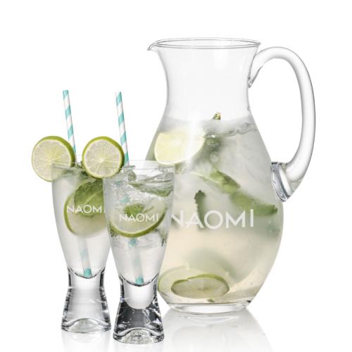 Corporate Gifts - Barware - Water Pitchers - Charleston Pitcher & Bastien Cocktail