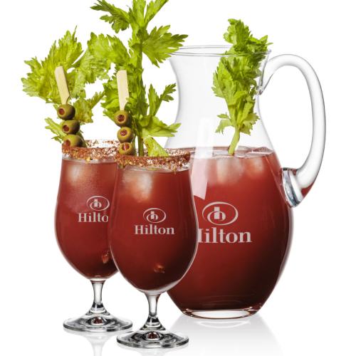 Corporate Gifts - Barware - Water Pitchers - Charleston Pitcher & Rochdale Cocktail