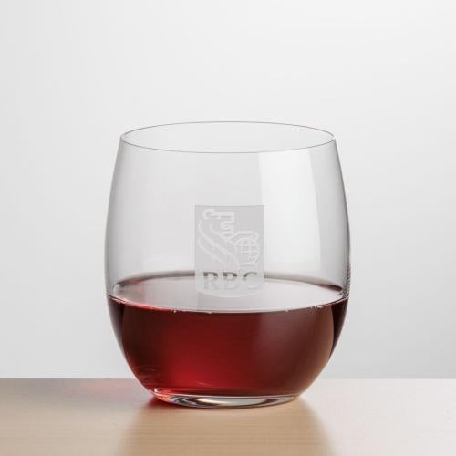 Corporate Gifts - Barware - Wine Glasses - Stemless - Zacata Stemless Wine - Deep Etch