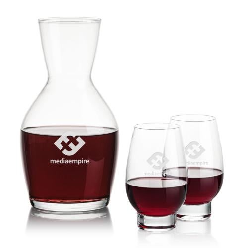 Corporate Gifts - Barware - Carafes - Westwood Carafe & Glenarden Stemless
