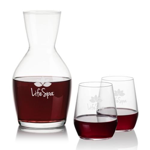Corporate Gifts - Barware - Carafes - Westwood Carafe & Germain Stemless