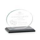 Austin Black (Horiz) Circle Crystal Award