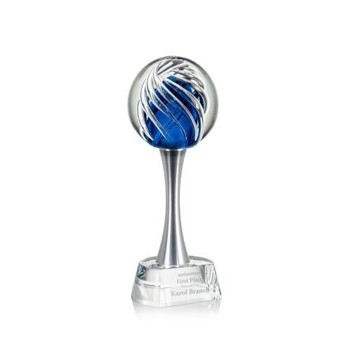 Awards and Trophies - Crystal Awards - Glass Awards - Art Glass Awards - Genista Towers on Willshire Base Glass Award