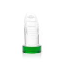 Lauder Green on Base Towers Crystal Award