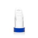 Lauder Blue on Base Towers Crystal Award
