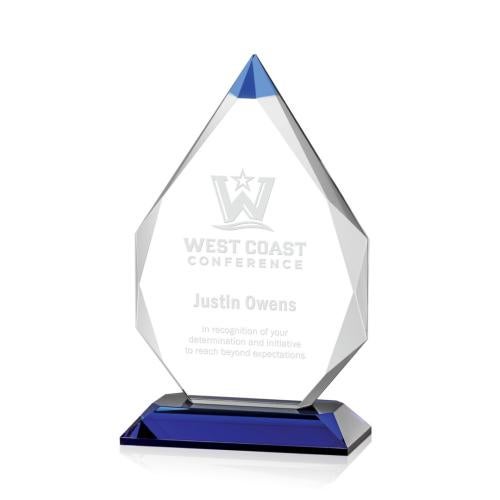 Awards and Trophies - Crystal Awards - Granville Blue Peaks Crystal Award