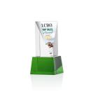 Easton Full Color Green on Base Towers Crystal Award