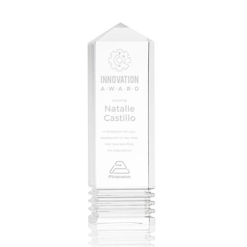 Awards and Trophies - Acrylic Awards - Rosedale Obelisk Acrylic Award