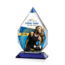 Granville Full Color Blue Peaks Crystal Award
