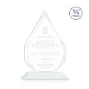 Hawthorne White Peaks Crystal Award