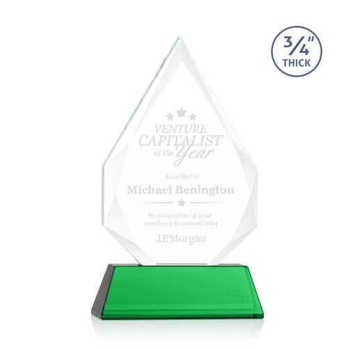 Awards and Trophies - Crystal Awards - Hawthorne Green on Newhaven Peaks Crystal Award