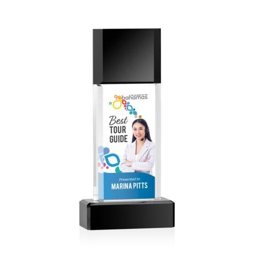 Awards and Trophies - Crystal Awards - Middlesex Full Color Rectangle Crystal Award