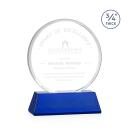 Blackpool Blue on Newhaven Circle Crystal Award
