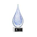Kentwood Clear on Hancock Base Tear Drop Glass Award