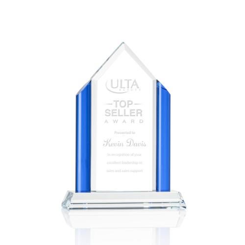 Awards and Trophies - Crystal Awards - Omaha Tower Peaks Crystal Award