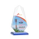 Jemma Full Color Blue Unique Crystal Award
