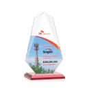 Jemma Full Color Red Unique Crystal Award