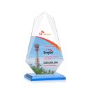 Jemma Full Color Sky Blue Unique Crystal Award