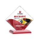 Griffith Full Color Red Diamond Crystal Award