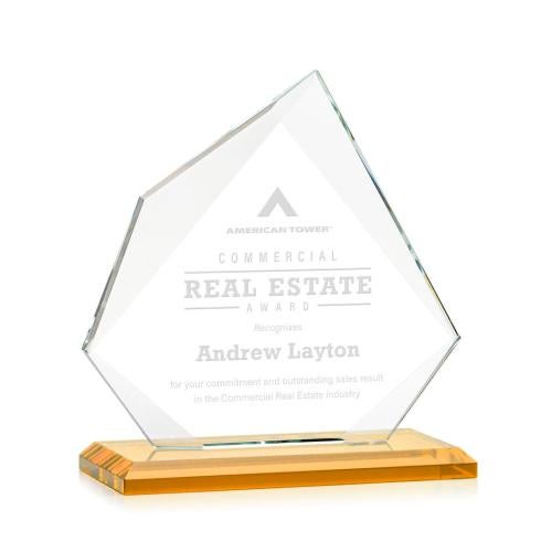 Awards and Trophies - Crystal Awards - Lexus Amber Peaks Crystal Award