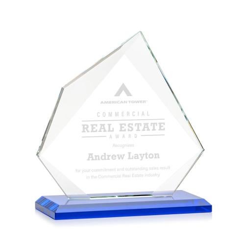 Awards and Trophies - Crystal Awards - Lexus Blue Peaks Crystal Award