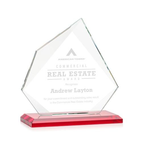 Awards and Trophies - Crystal Awards - Lexus Red Peaks Crystal Award