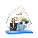 Lexus Full Color Sky Blue Peaks Crystal Award
